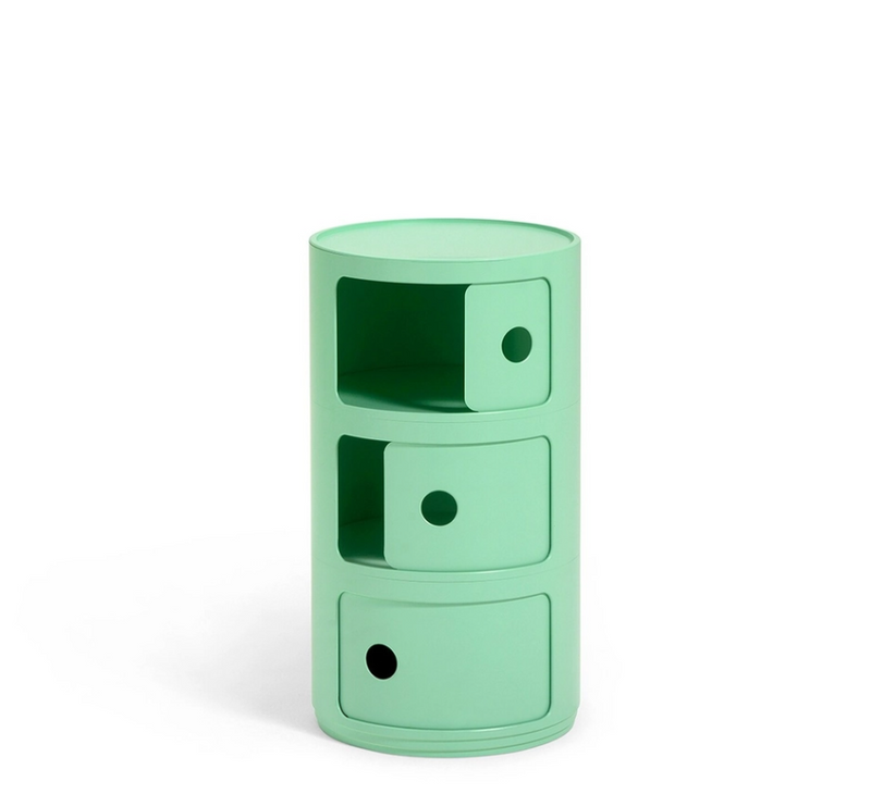 Componibili Bio Comodino in Biomateriale Ø32 H58 cm. verde