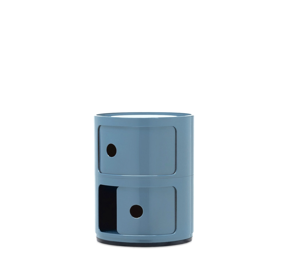 Componibili Classic Comodino in ABS Ø32 H40 cm. azzurro