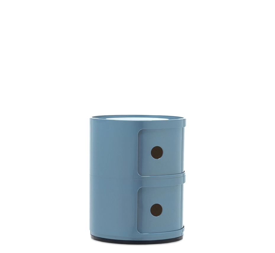 Componibili Classic Comodino in ABS Ø32 H40 cm. azzurro