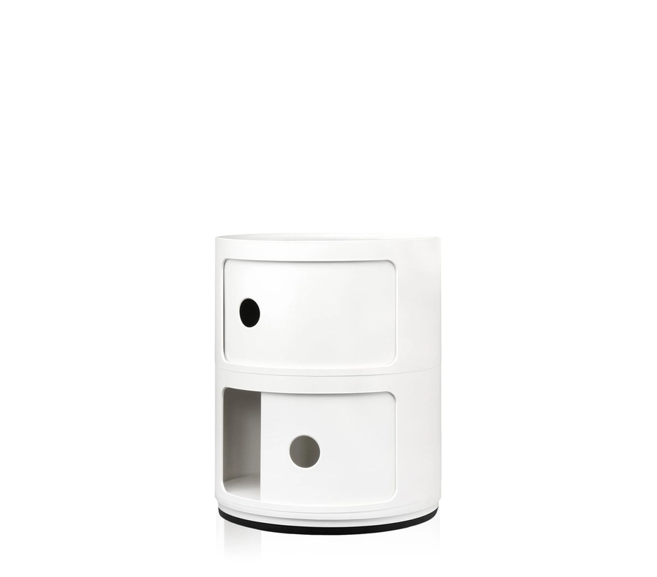 Componibili Classic Comodino in ABS Ø32 H40 cm. bianco