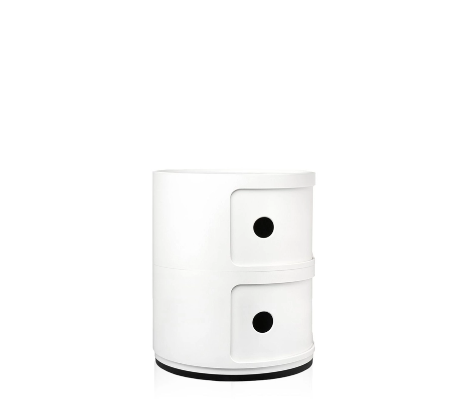 Componibili Classic Comodino in ABS Ø32 H40 cm. bianco