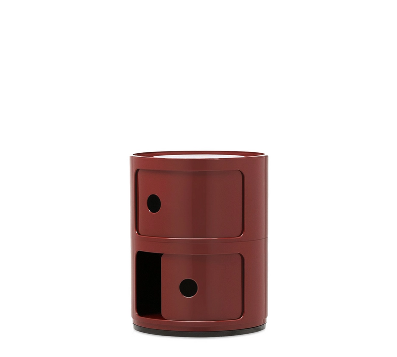 Componibili Classic Comodino in ABS Ø32 H40 cm. bordeaux