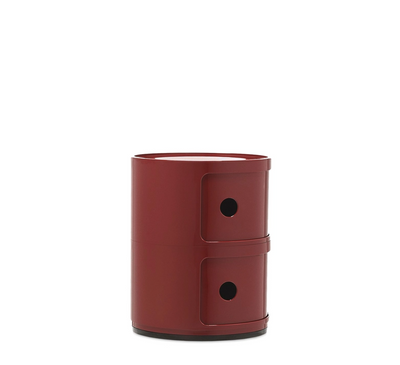 Componibili Classic Comodino in ABS Ø32 H40 cm. bordeaux