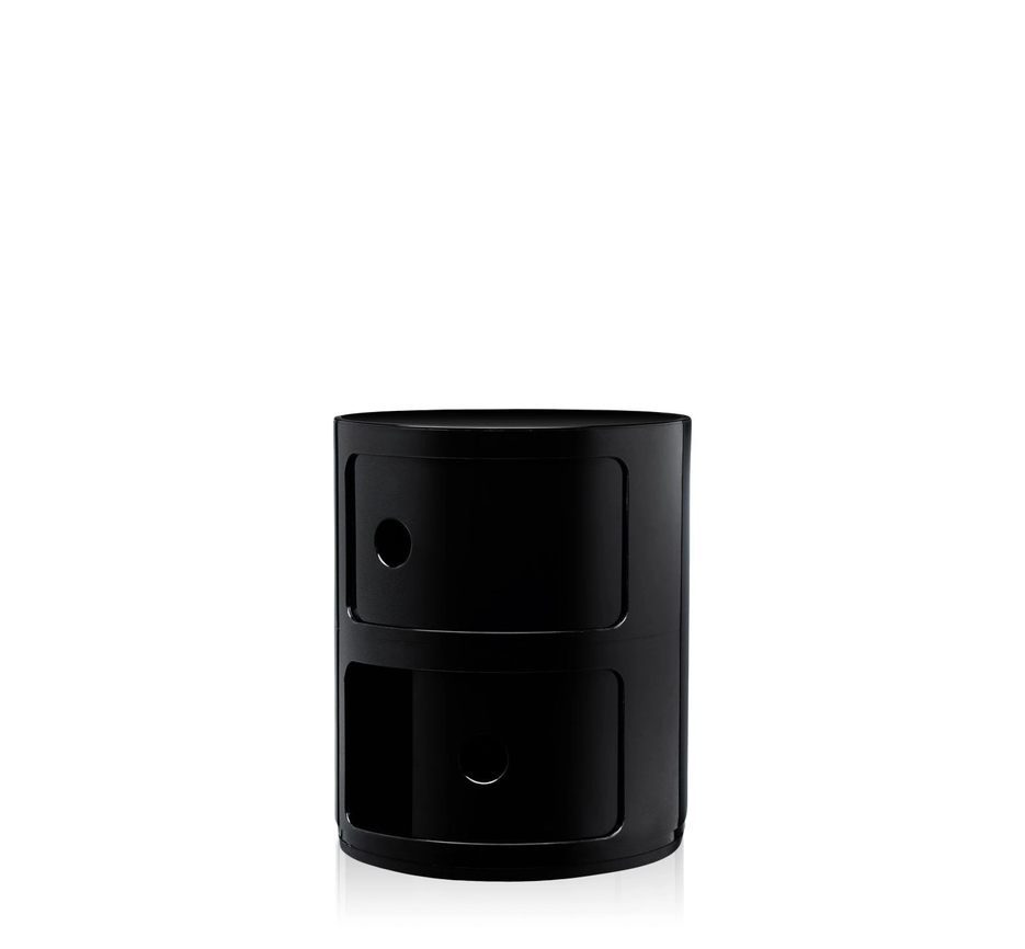 Componibili Classic Comodino in ABS Ø32 H40 cm. nero