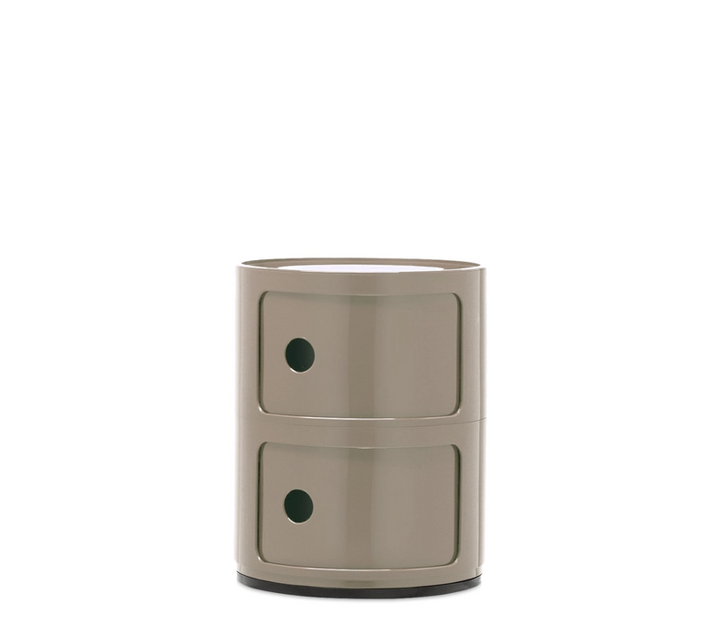 Componibili Classic Comodino in ABS Ø32 H40 cm. tortora