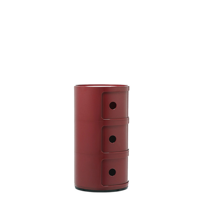Componibili Classic Comodino in ABS Ø32 H58,5 cm. bordeaux