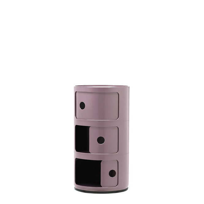 Componibili Classic Comodino in ABS Ø32 H58,5 cm. malva