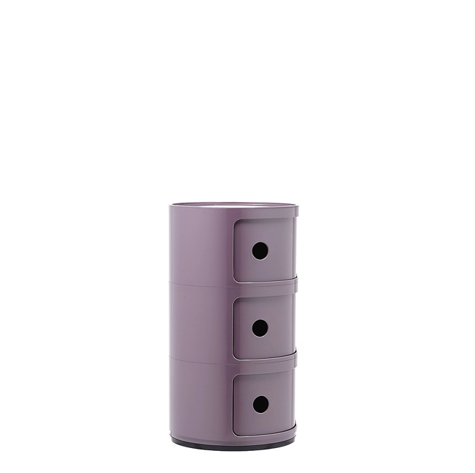 Componibili Classic Comodino in ABS Ø32 H58,5 cm. viola