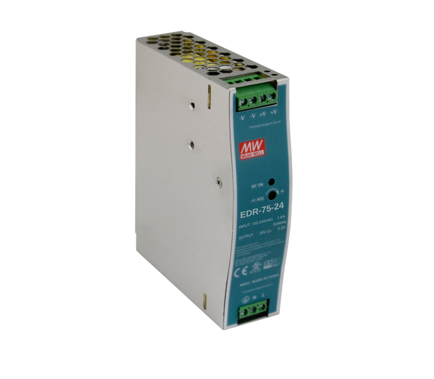 Mean Well Alimentatore da guida din 24V DC 75W