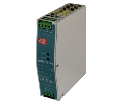 Mean Well Alimentatore da guida din 24V DC 75W
