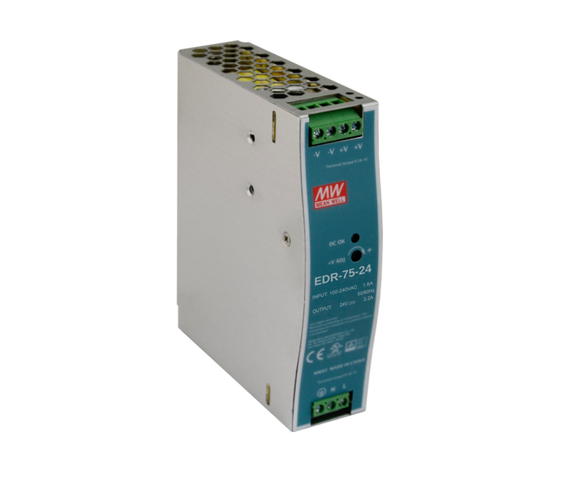 Mean Well Alimentatore da guida din 24V DC 75W