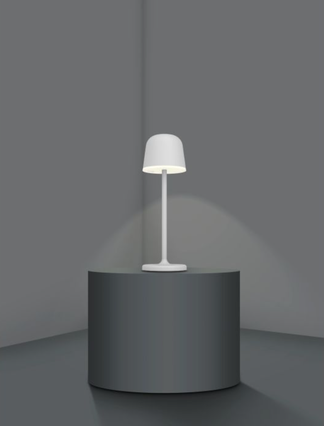 Mannera Bianco Lampada ricaricabile da tavolo IP54