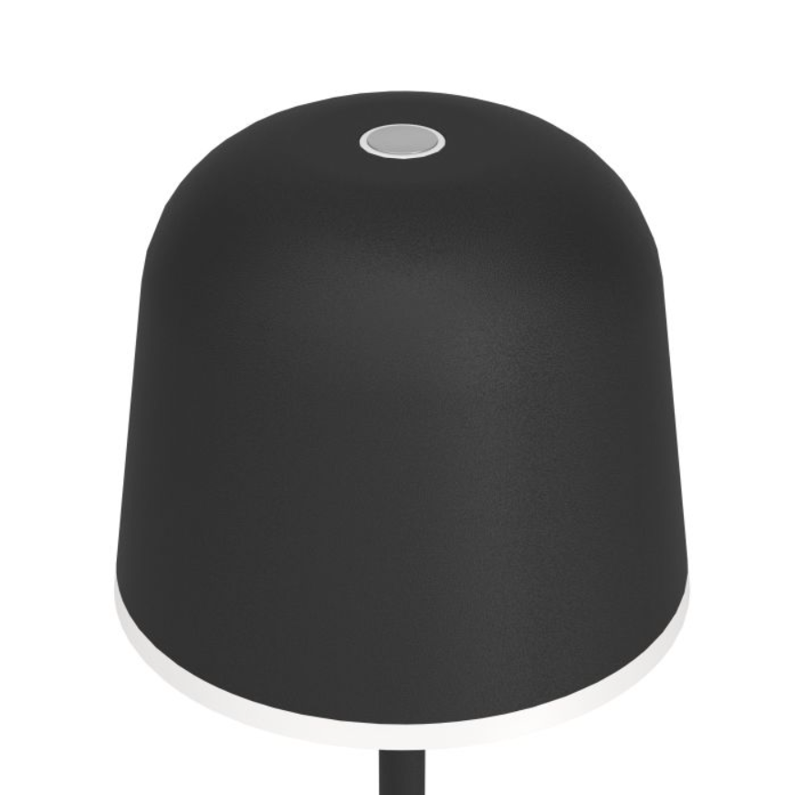 Mannera Nero Lampada ricaricabile da tavolo IP54
