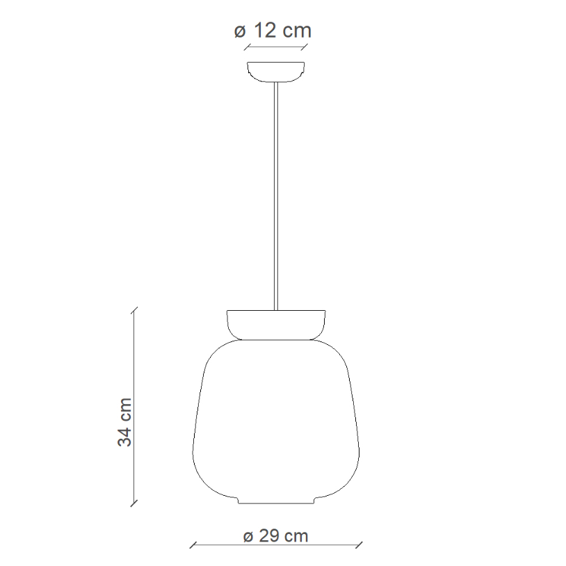 Corcovado C2742 lampadario sospensione ceramica verde vetro bianco lucido