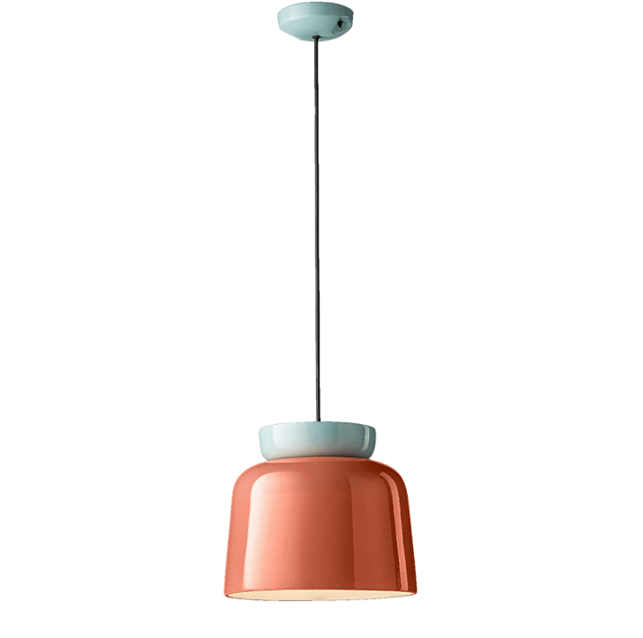 Corcovado C2744 lampadario sospensione ceramica azzurro arancio