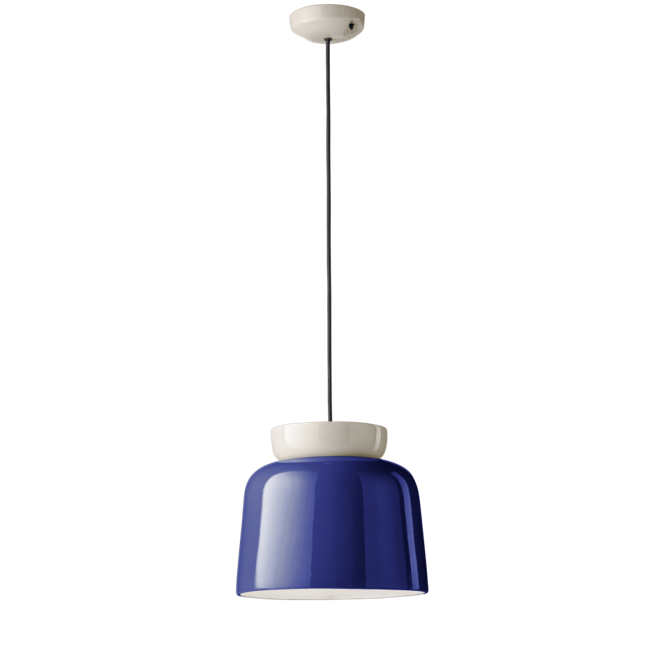 Corcovado C2744 lampadario sospensione ceramica crema blu