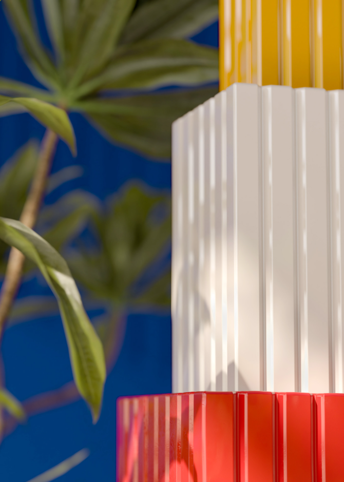 Metra C2830 lampadario sospensione ceramica decorata