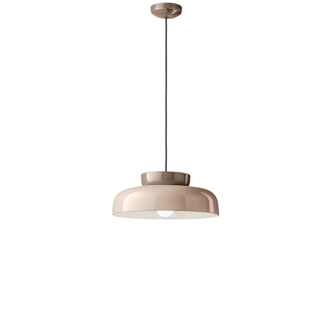 Maracanà C2745 lampadario sospensione ceramica moka grigio
