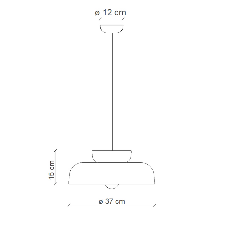 Maracanà C2745 lampadario sospensione ceramica giallo azzurro