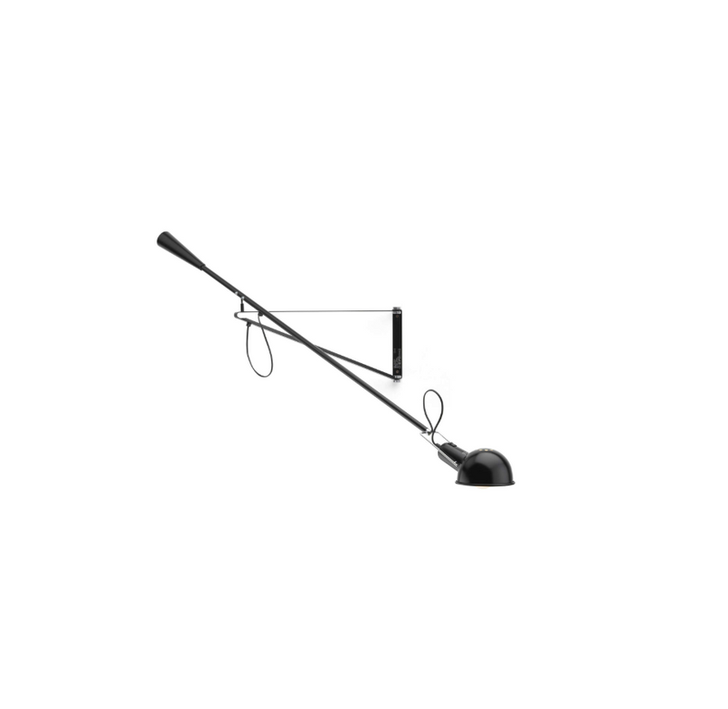 265 Small Lampada da parete Black