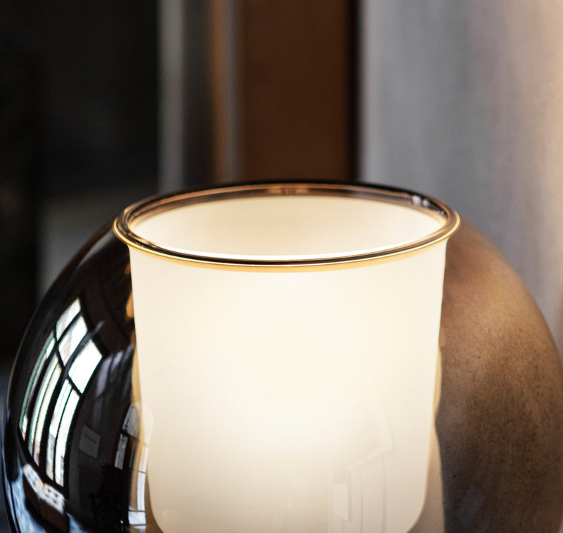 Glo Mini Table Lamp Lume lampada tavolo in vetro borosilicato