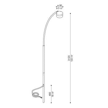 Hasta R Garden Lampada da terra per esterno in alluminio pressofuso IP66