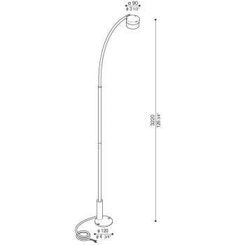 Hasta R Lampada da terra per esterno in alluminio pressofuso IP66