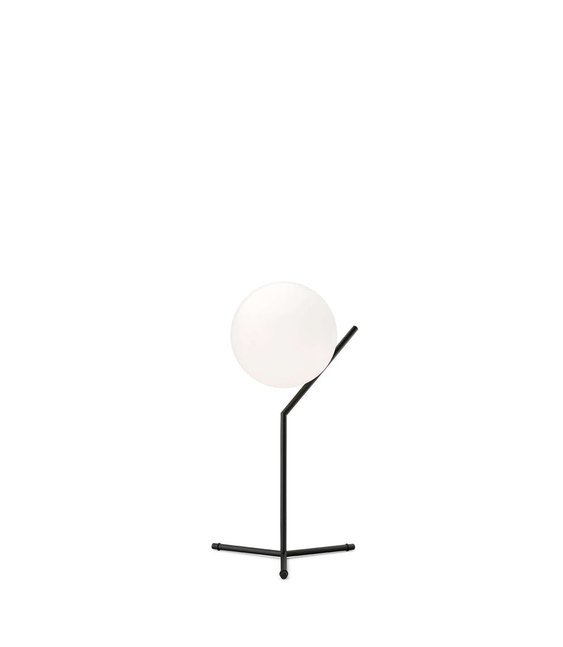 IC Lights T1 High Lampada da tavolo nero vetro soffiato Ø20 cm.