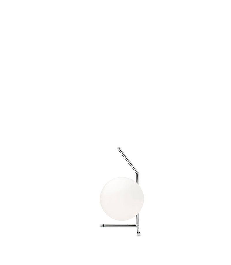 IC Lights T1 Low Lampada da tavolo cromo vetro soffiato Ø20 cm.