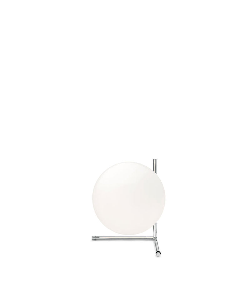 IC Lights T2 Lampada da tavolo cromo vetro soffiato Ø30 cm.