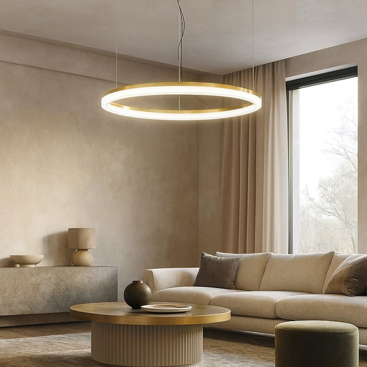 Crown sp d40 Lampadario sospensione LED ottone