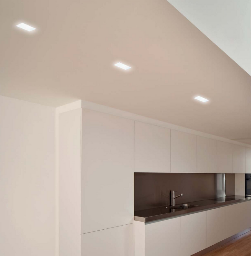 0023 Faretto Incasso gesso 2 luci GU10