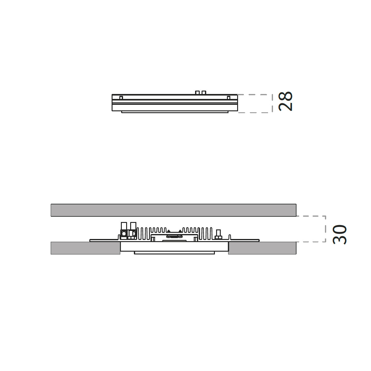 4248S Miniled faretto incasso LED max 2x8W 20°/30°/40°/50°