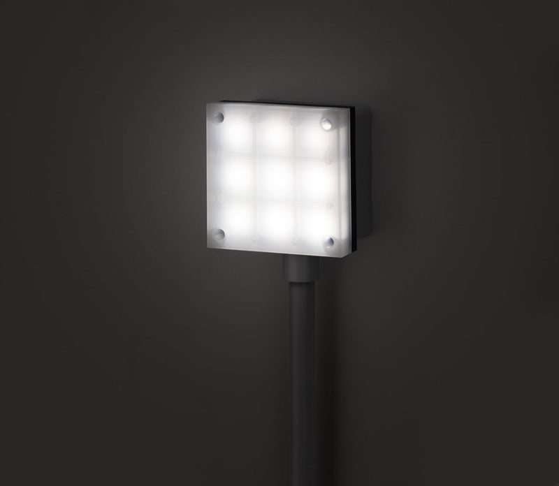 Kobo 110 BK Applique lampada da parete per esterno in policarbonato IP66