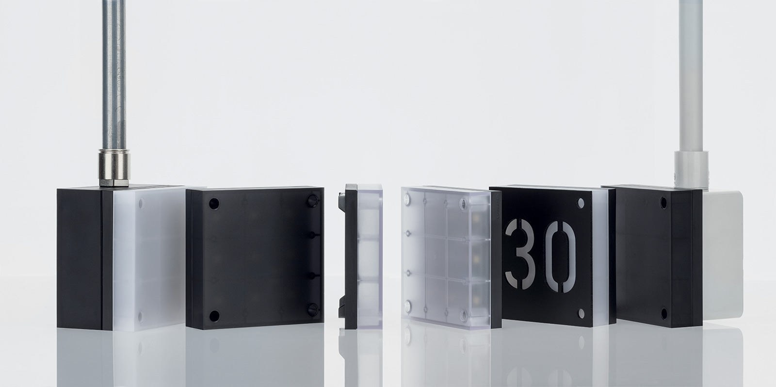 Kobo 110 Code Applique lampada da parete per esterno in policarbonato IP66