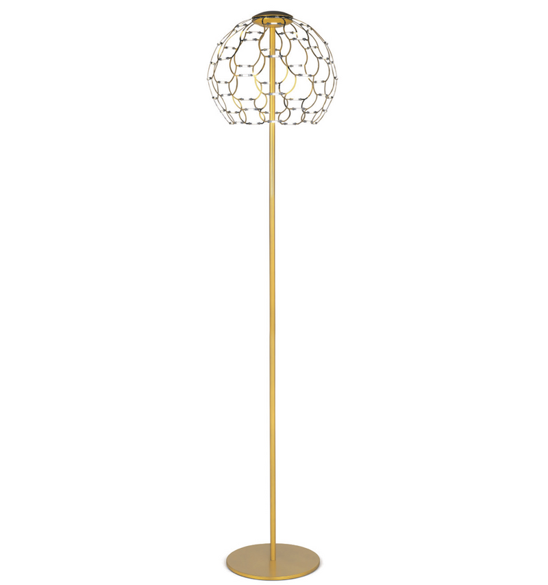 Lamoi lampada da terra Led 49W oro