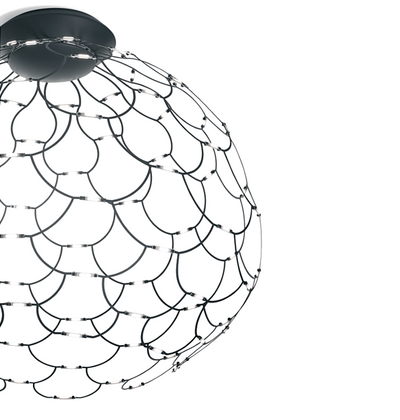 Lamoi soffitto grande Led 99W cromo Push DALI 0-10V 1-10V