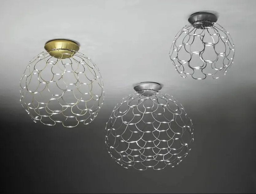 Lamoi soffitto piccola Led 49W rame Push DALI 0-10V 1-10V