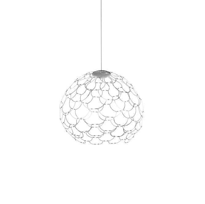 Lamoi sospensione media Led 72W cromo On/Off