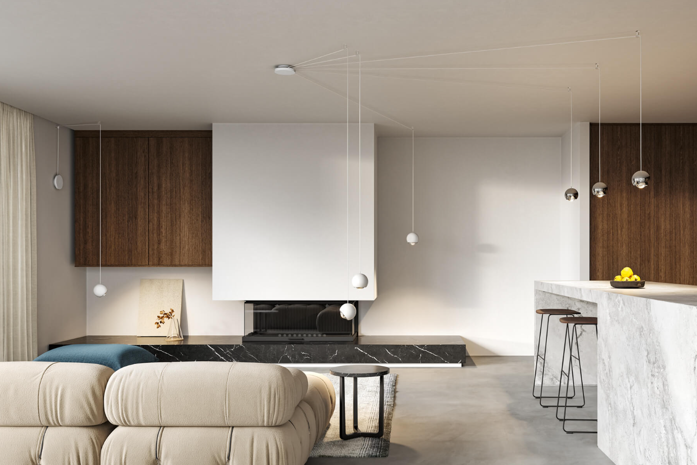 Rosone Radiale 4 luci