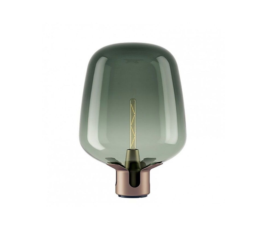 Flar large Lampada da tavolo in vetro soffiato turchese