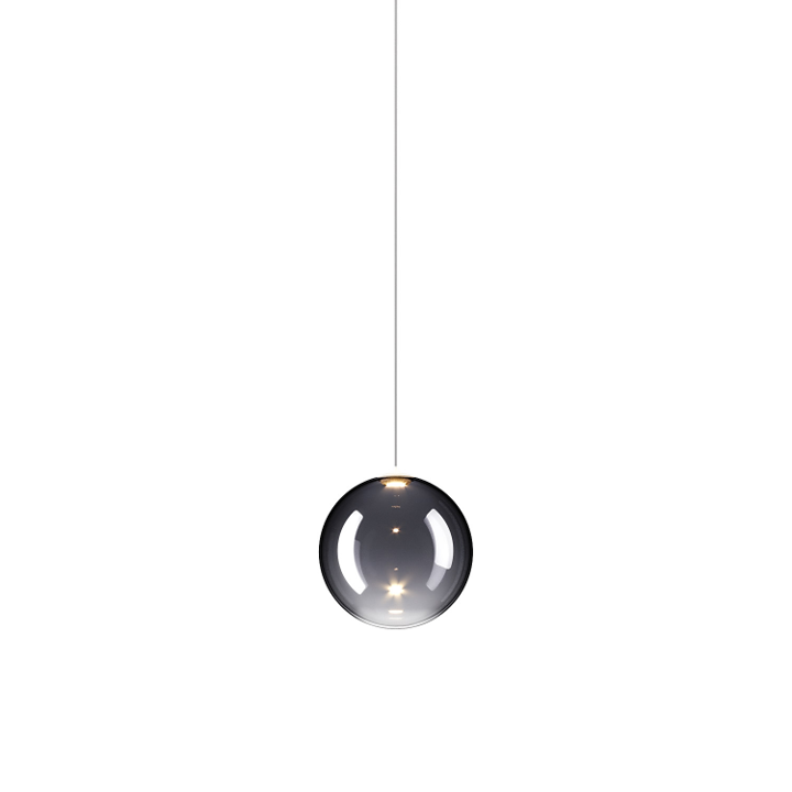 Random Solo 10 Sospensione LED  in vetro con cavo trasparente