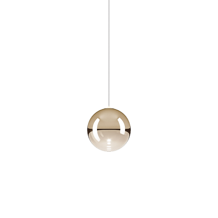 Random Solo 10 Sospensione LED  in vetro con cavo trasparente