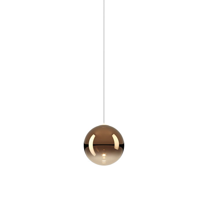 Random Solo 10 Sospensione LED  in vetro con cavo trasparente