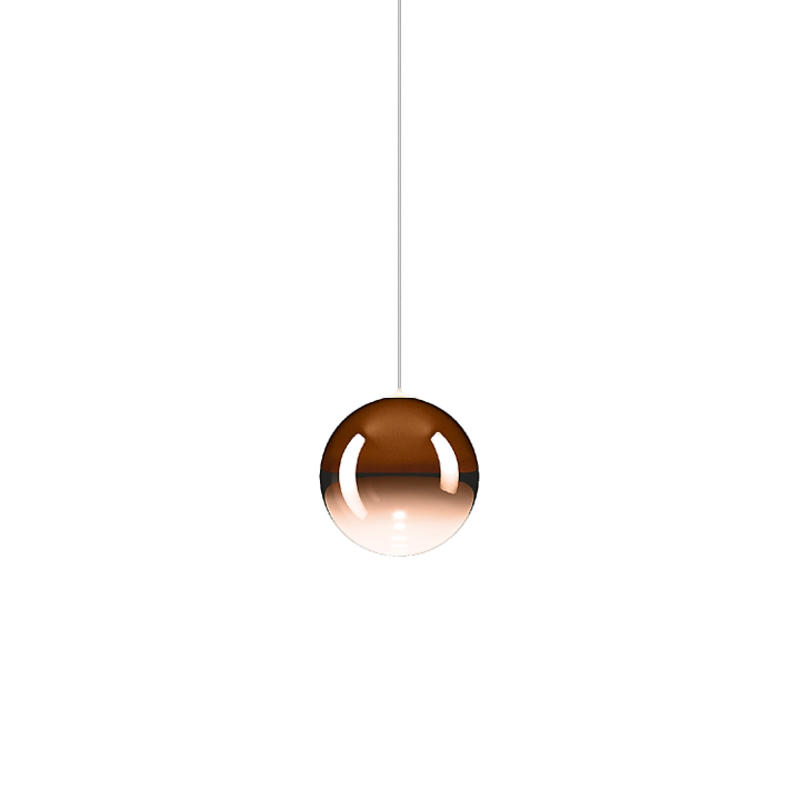 Random Solo 10 Sospensione LED  in vetro con cavo trasparente