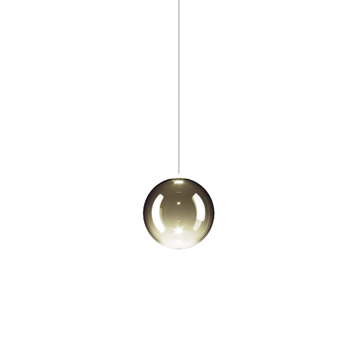 Random Solo 10 Sospensione LED  in vetro con cavo trasparente