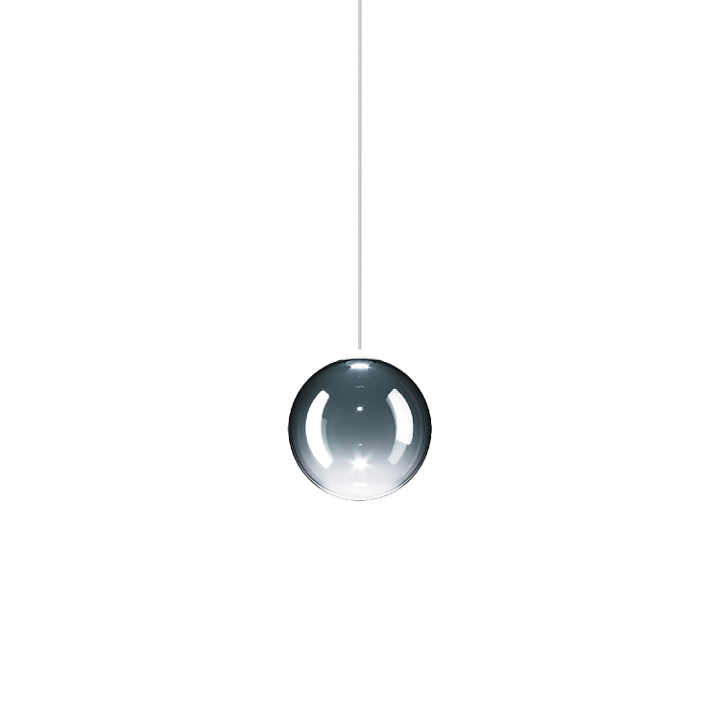 Random Solo 10 Sospensione LED  in vetro con cavo trasparente