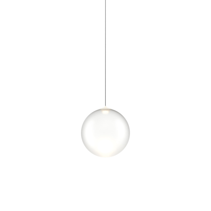 Random Solo 12 Sospensione LED  in vetro con cavo trasparente