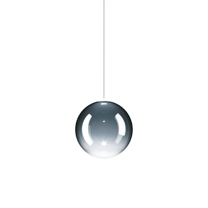 Random Solo 14 Sospensione LED  in vetro con cavo trasparente