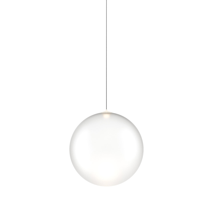 Random Solo 18 Sospensione LED  in vetro con cavo trasparente